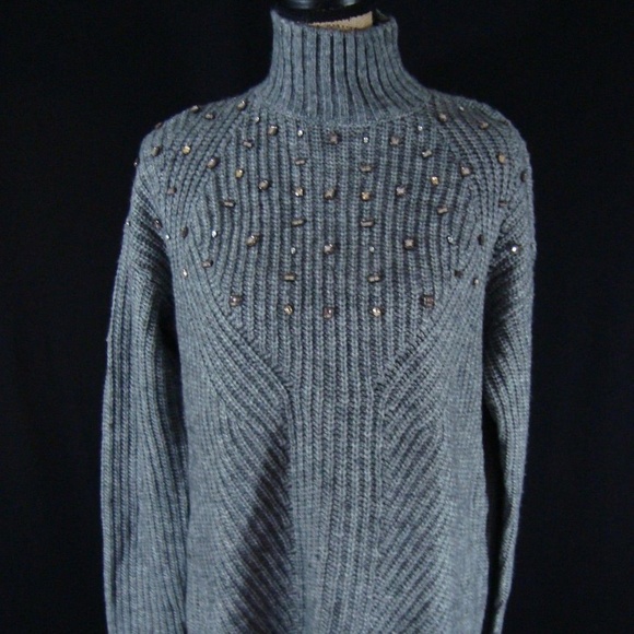 **NWOT Lane Bryant Turtle Neck Embellished - Picture 2 of 5